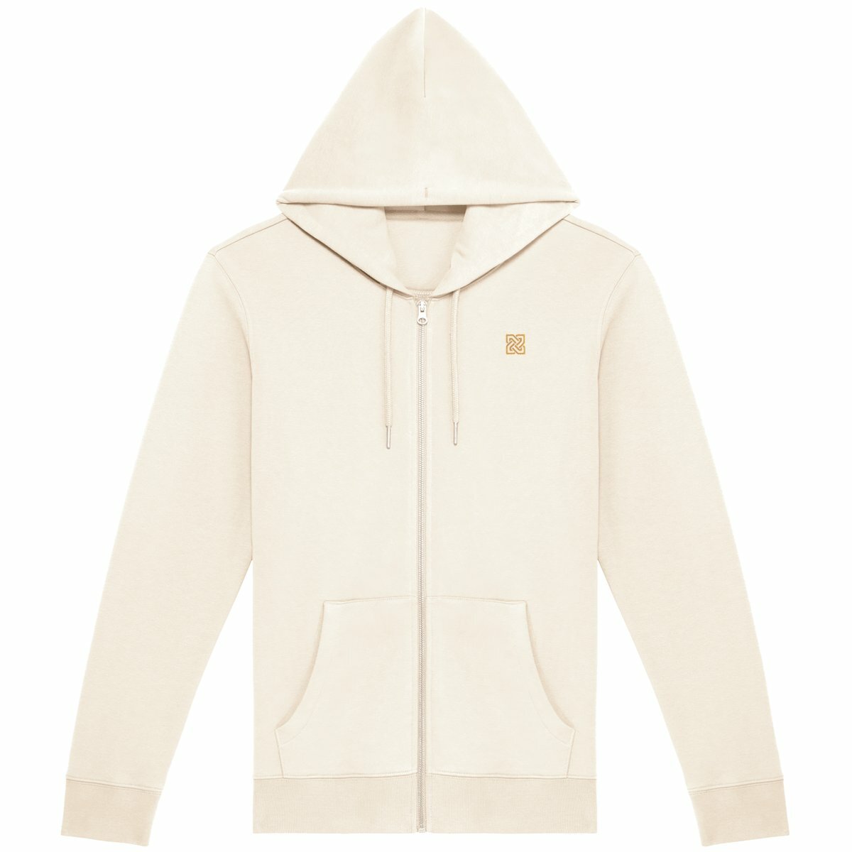 Noces de Soie | Sweat à Capuche Zippé Bio | Coupe Parfaite Unisexe - face_1