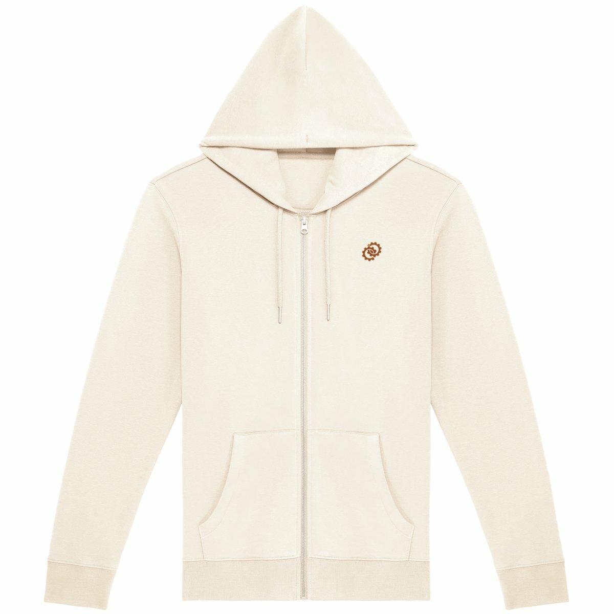 Noces de Bronze | Sweat à Capuche Zippé Bio | Coupe Parfaite Unisexe - face_1