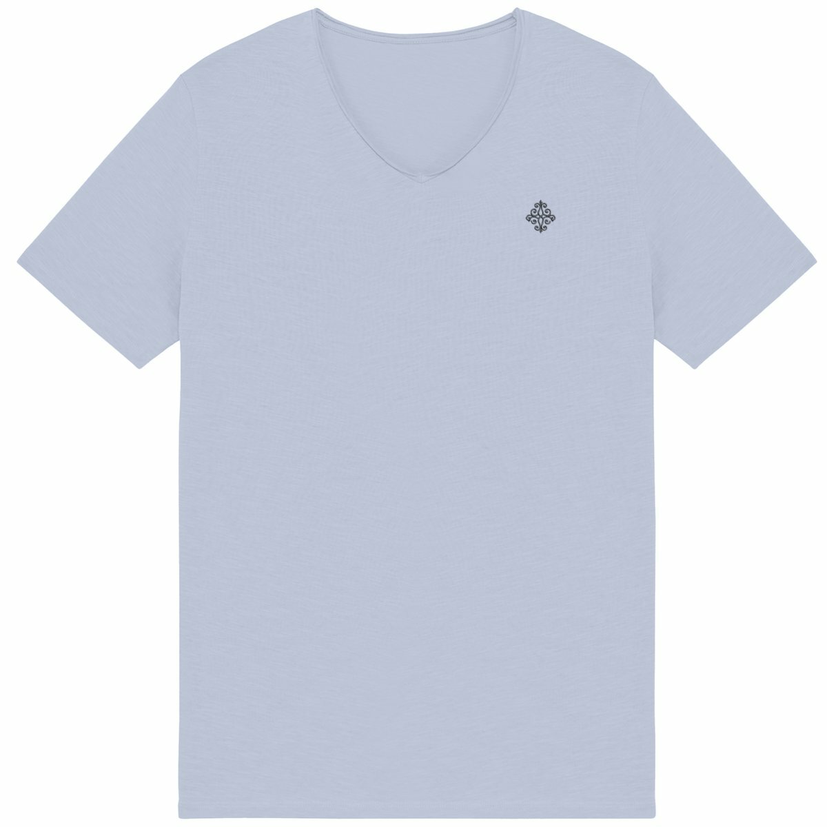 Noces de Fer | T-shirt Homme Brut en Coton Bio | Style Texturé - face_bleu