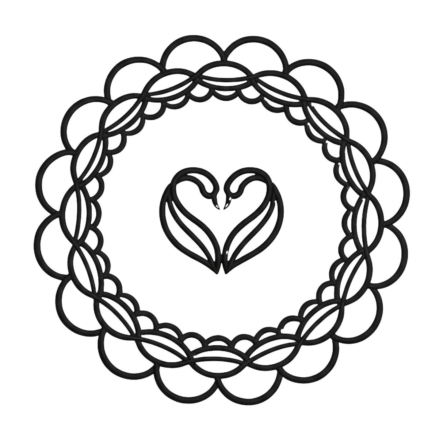 Noces de Dentelle | Coussin "Le Cocon des Amoureux" en Coton Bio