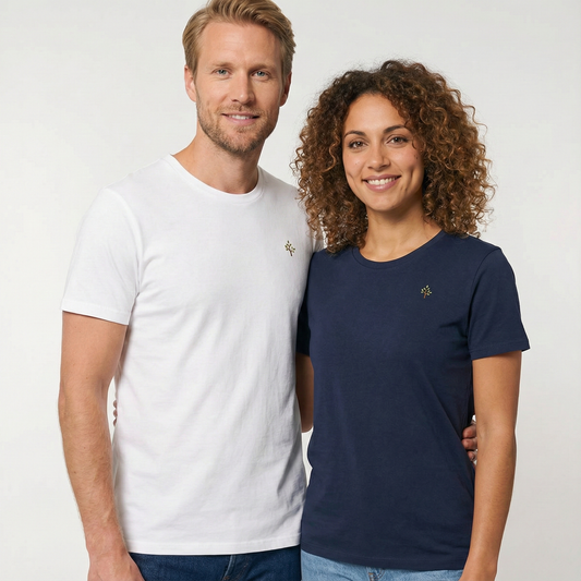 Hölzerne Hochzeit | Bio-Baumwoll T-Shirt zur Feier | Perfekte Unisex-Passform