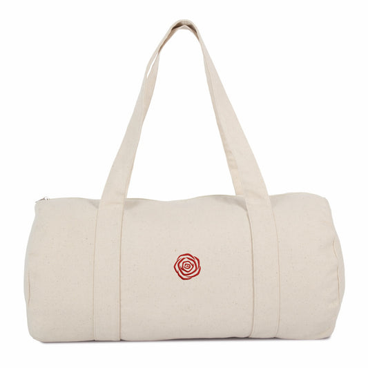 Noces de Rose | Sac Polochon Escapade en coton biologique - face_0