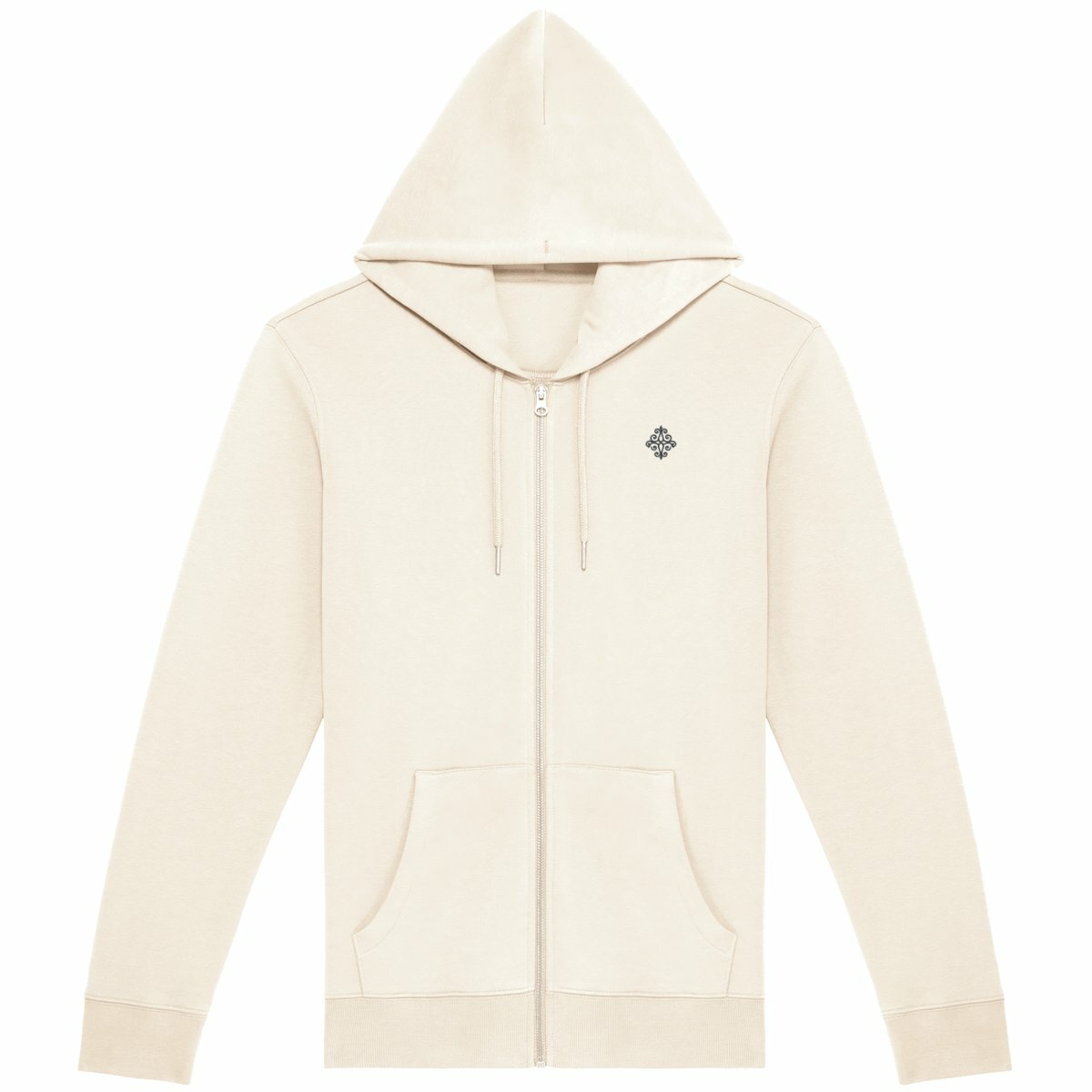 Noces de Fer | Sweat à Capuche Zippé Bio | Coupe Parfaite Unisexe - face_1