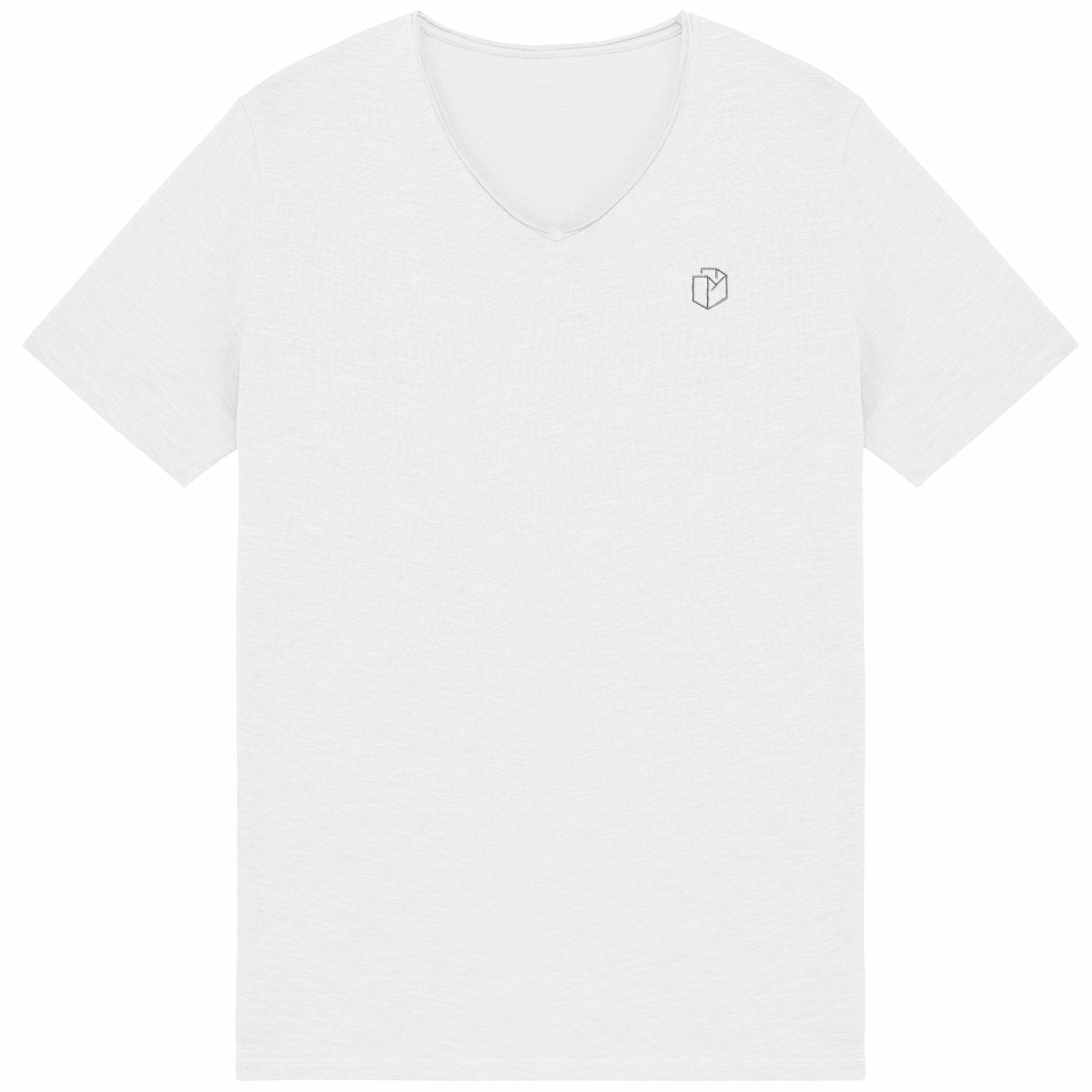 Noces de Tole | T-shirt Homme Brut en Coton Bio | Style Texturé - face_blanc