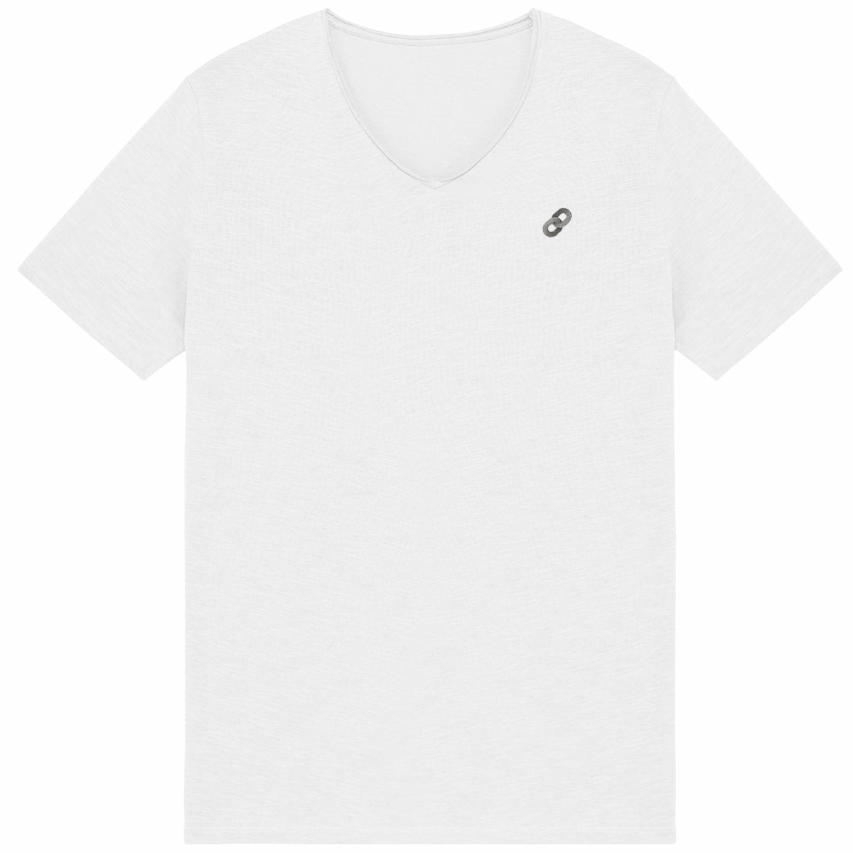 Noces d'Acier | T-shirt Homme Brut en Coton Bio | Style Texturé - face_blanc