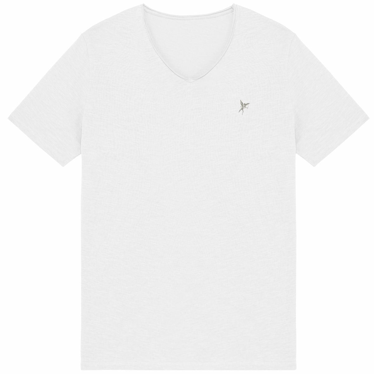 Noces d'Aluminium | T-shirt Homme Brut en Coton Bio | Style Texturé - face_blanc