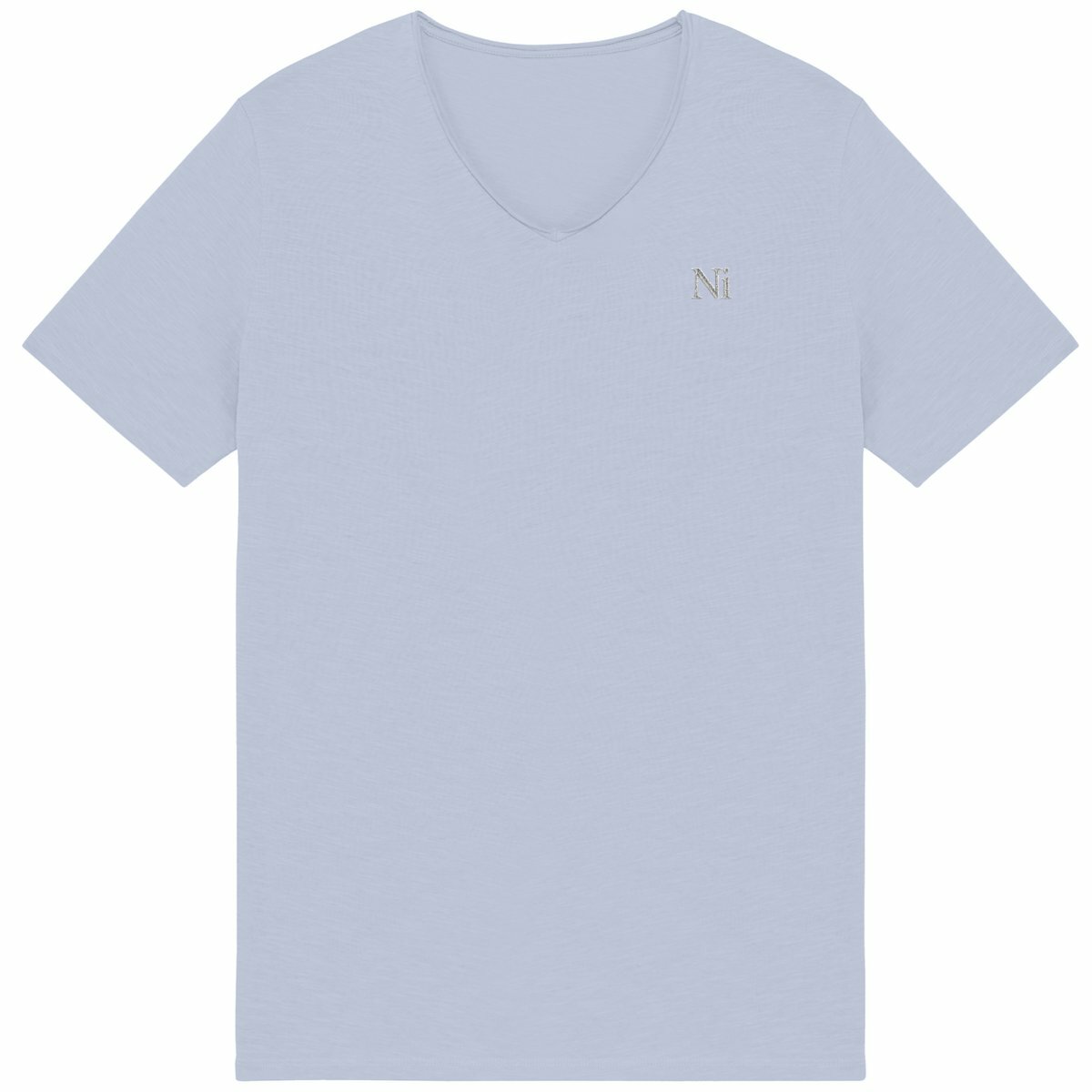 Noces de Nickel | T-shirt Homme Brut en Coton Bio | Style Texturé - face_bleu