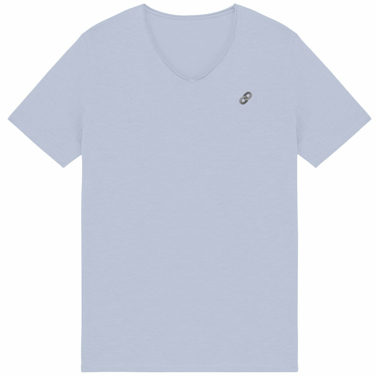 Noces d'Acier | T-shirt Homme Brut en Coton Bio | Style Texturé - face_bleu