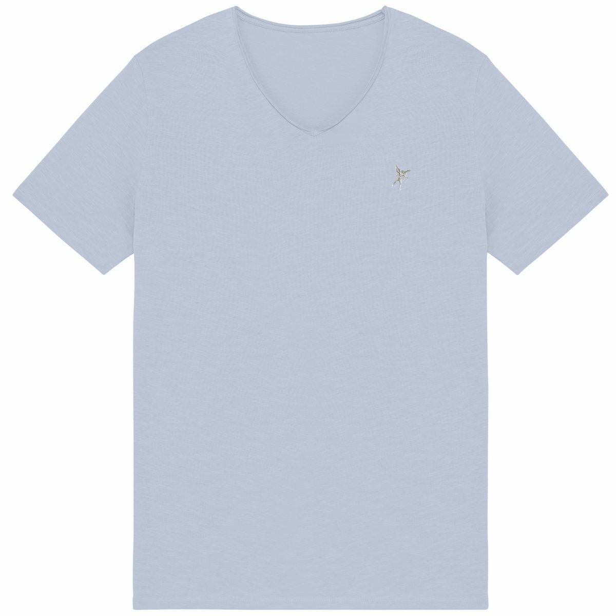 Noces d'Aluminium | T-shirt Homme Brut en Coton Bio | Style Texturé - face_bleu