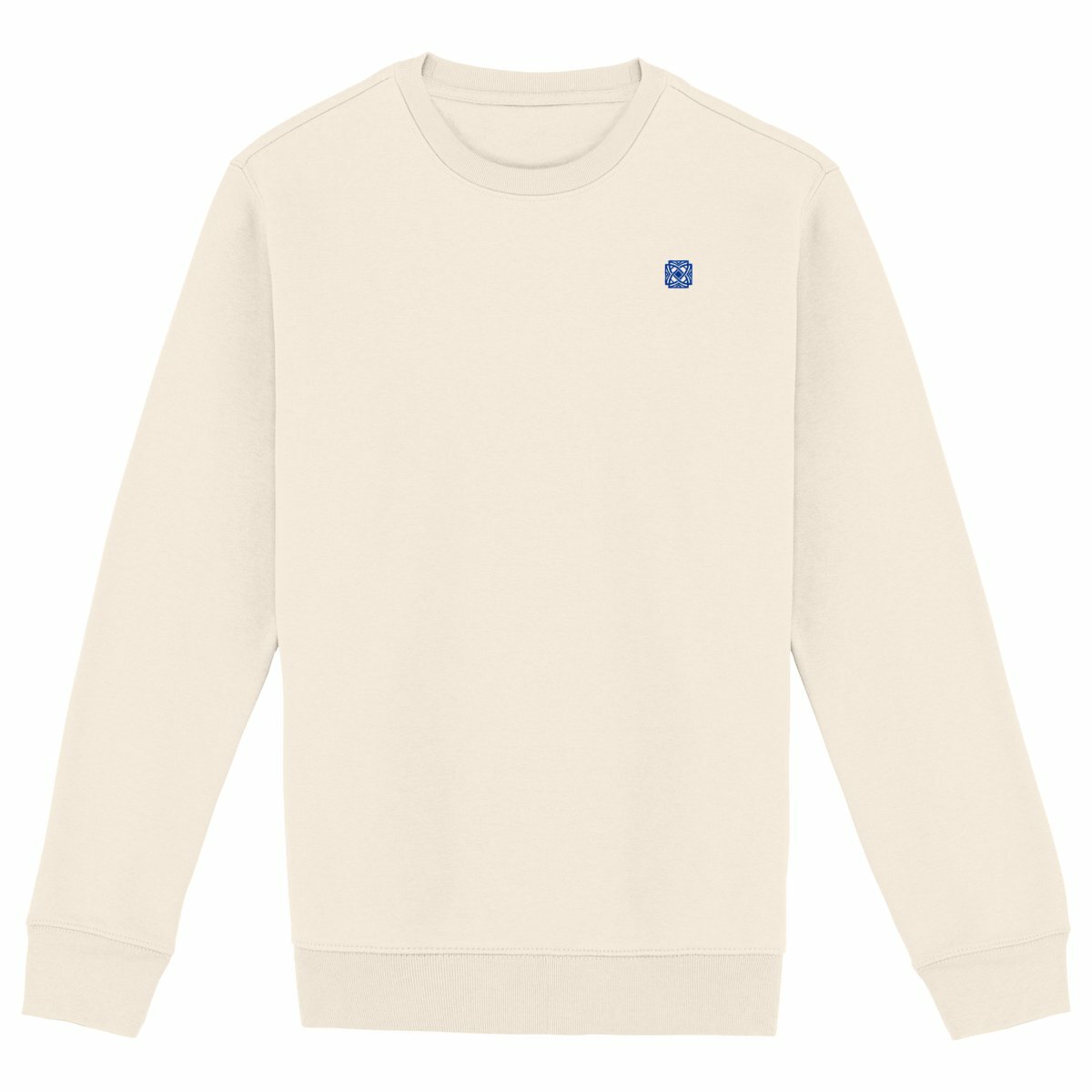 Noces de Cristal | Sweat-shirt Célébration Bio | Coupe Parfaite Unisexe - face_ivoire