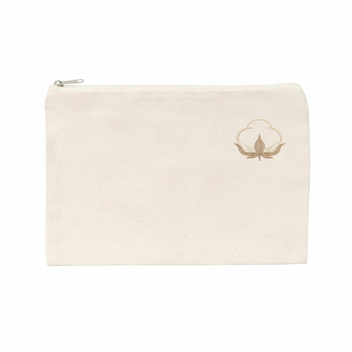 Noces de Coton | Pochette Intemporelle en Coton Recyclé  - face_naturel