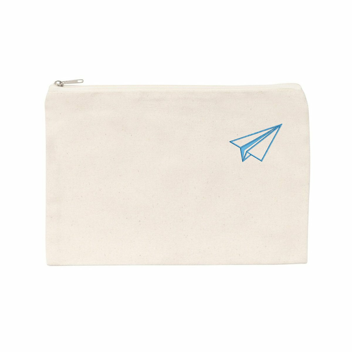 Noces de Papier | Pochette Intemporelle en Coton Recyclé - face_naturel