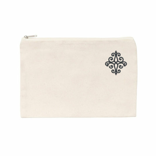 Noces de Fer | Pochette Intemporelle en Coton Recyclé - face_naturel