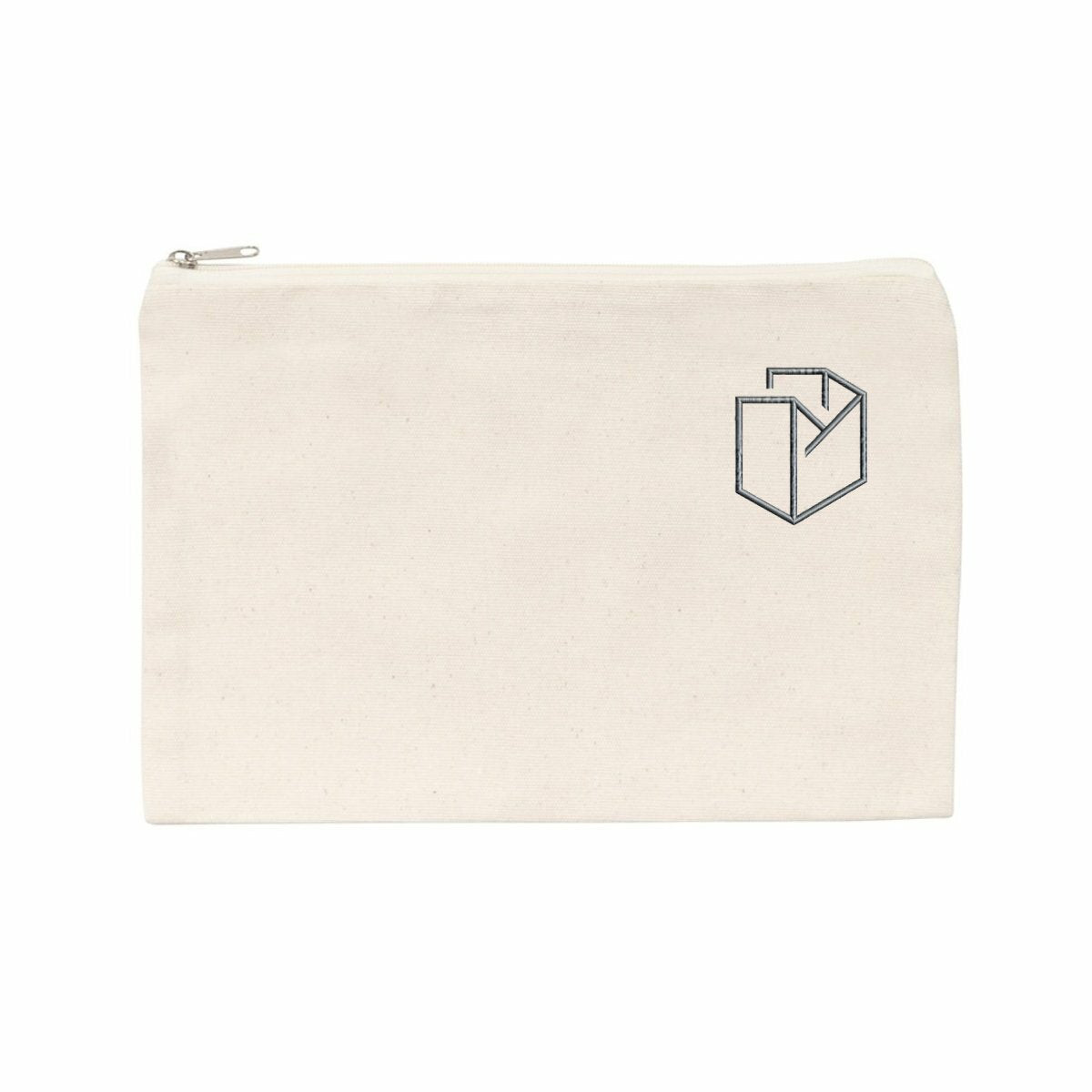 Noces de Tole | Pochette Intemporelle en Coton Recyclé - face_naturel