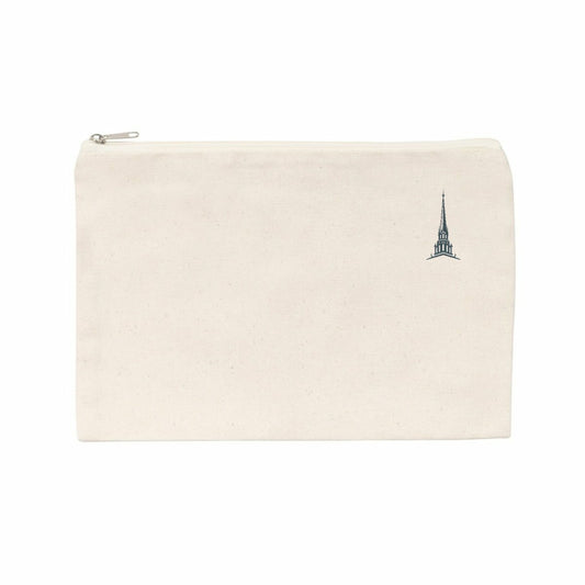 Noces de Plomb | Pochette Intemporelle en Coton Recyclé - face_naturel