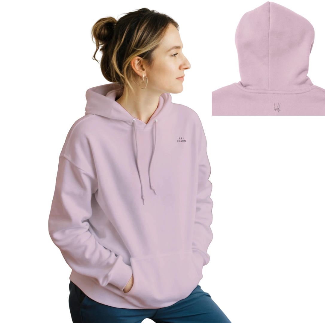 Hoodie Femme Signature "Complicité" | Molleton Épais | Personnalisable