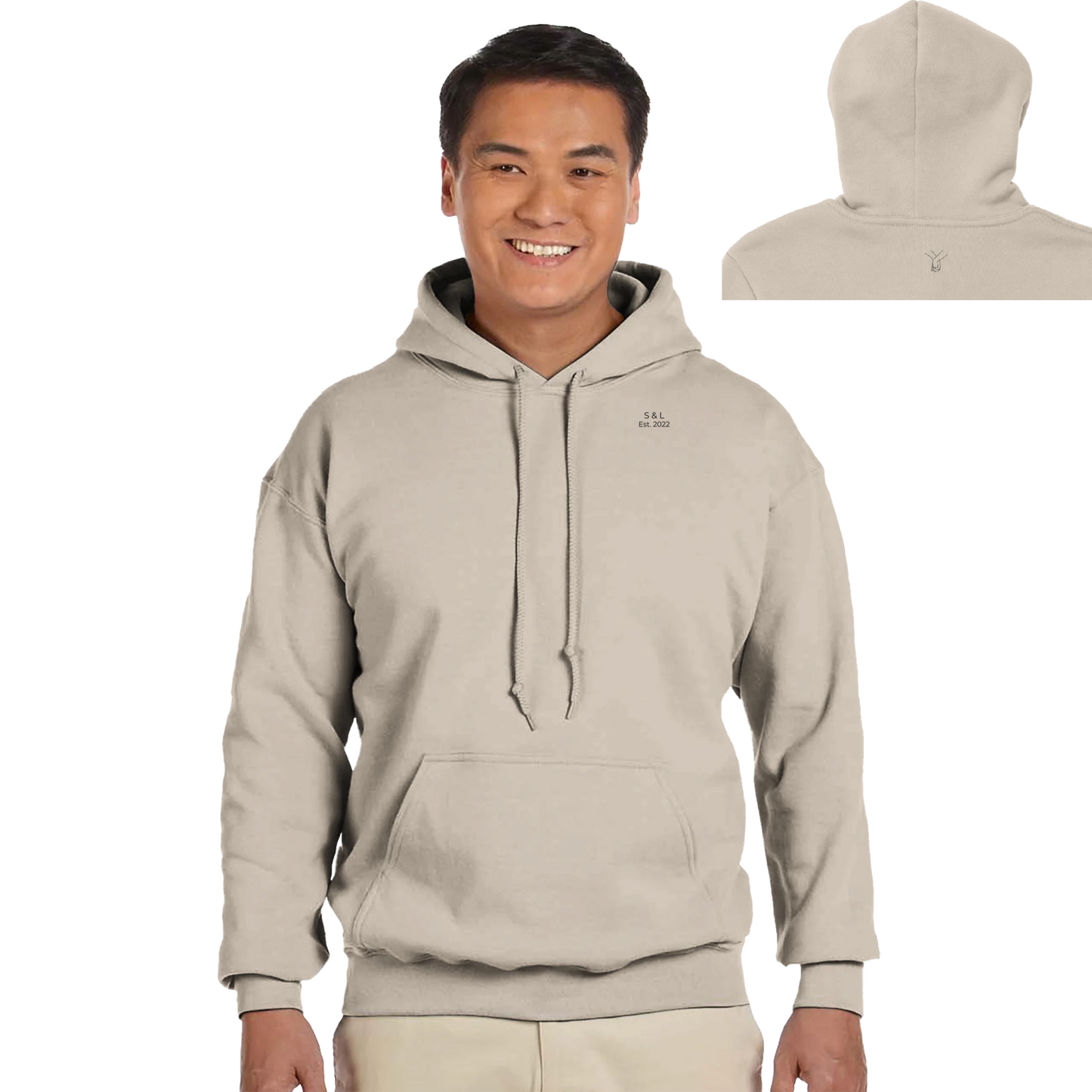 Hoodie Homme Signature "Fidélité" | Molleton Épais | Personnalisable