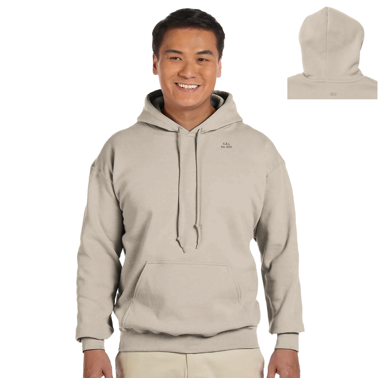 Hoodie Homme Signature "Infini" | Molleton Épais | Personnalisable