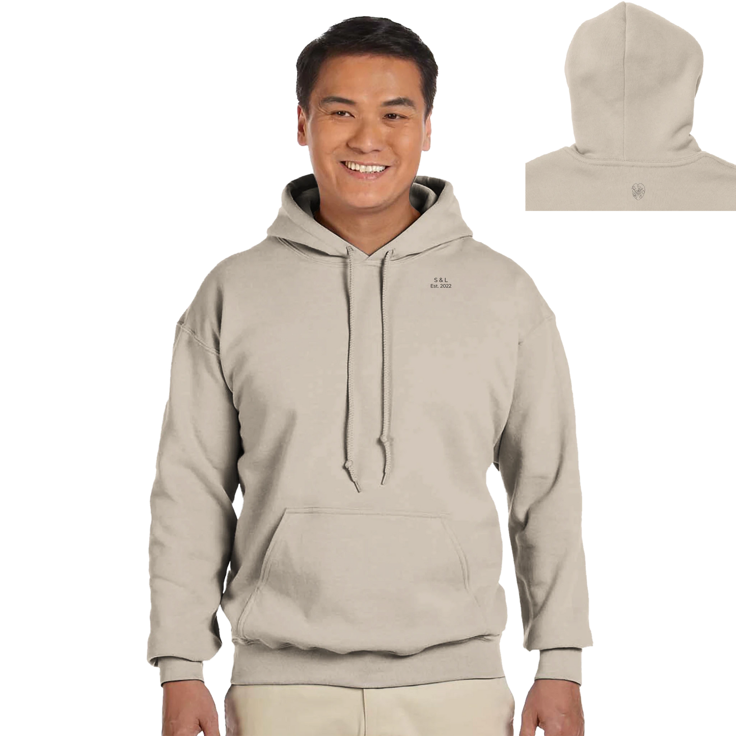 Hoodie Homme Signature "Intimité" | Molleton Épais | Personnalisable