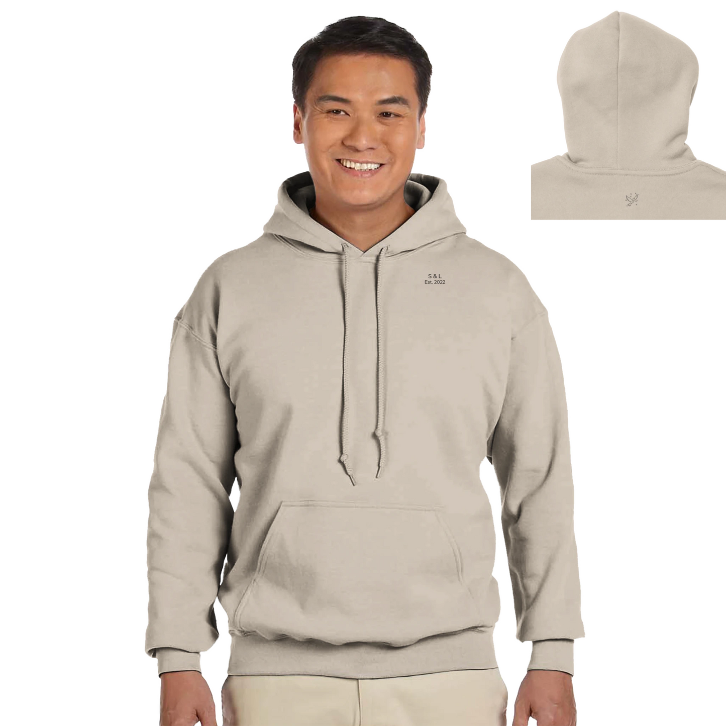 Hoodie Homme Signature "Liberté" | Molleton Épais | Personnalisable