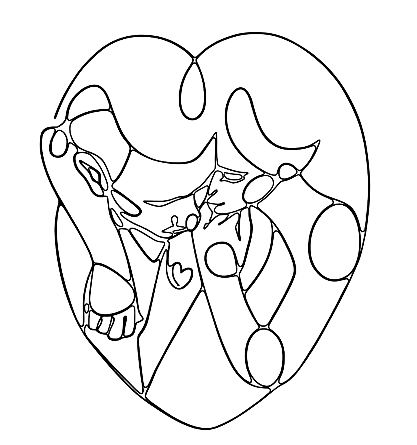 T-shirt Femme Signature "Intimité" | Coton Épais | Personnalisable Côté Cœur