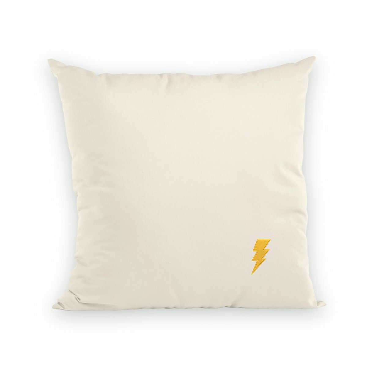 Noces d'Electricité | Coussin "Le Cocon des Amoureux" en Coton Bio - recto_naturel