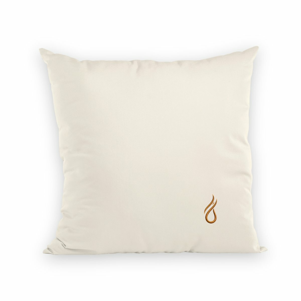 Noces de Chypre | Coussin "Le Cocon des Amoureux" en Coton Bio - recto_naturel