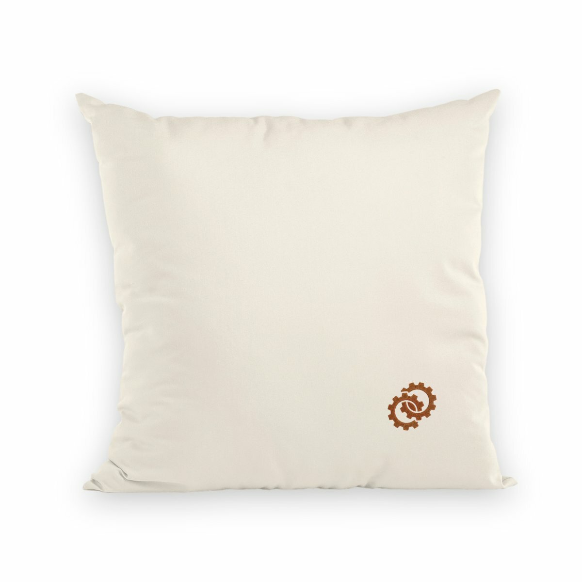Noces de Bronze | Coussin "Le Cocon des Amoureux" en Coton Bio - recto_naturel