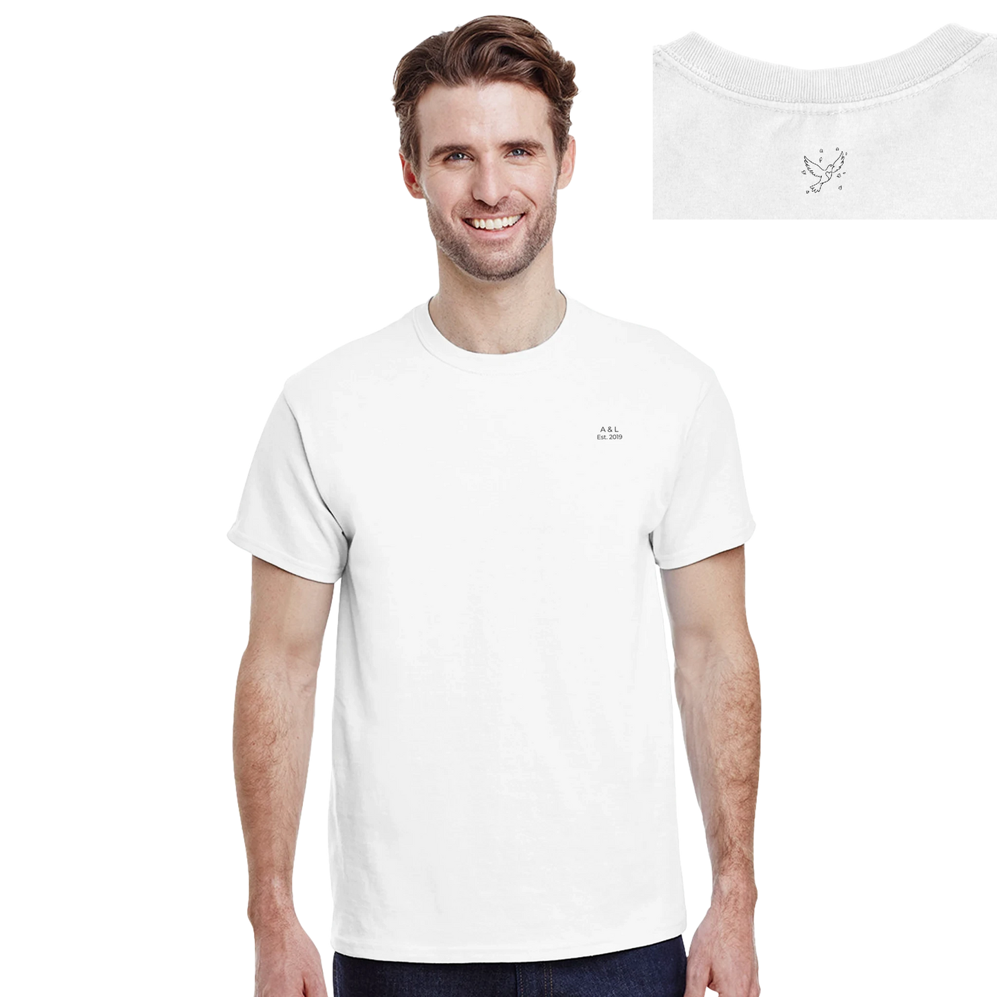 T-shirt Signature "Liberté" | Coton Épais | Personnalisable Côté Cœur