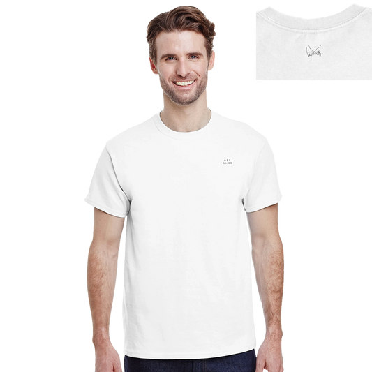 T-shirt Signature "Promesse" | Coton Épais | Personnalisable Côté Cœur