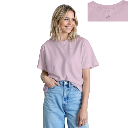 T-shirt Femme Signature "Amour" | Coton Épais | Personnalisable Côté Cœur