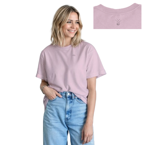 T-shirt Femme Signature "Fidélité" | Coton Épais | Personnalisable Côté Cœur