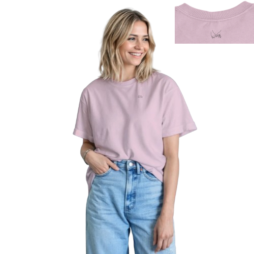 T-shirt Femme Signature "Promesse" | Coton Épais | Personnalisable Côté Cœur